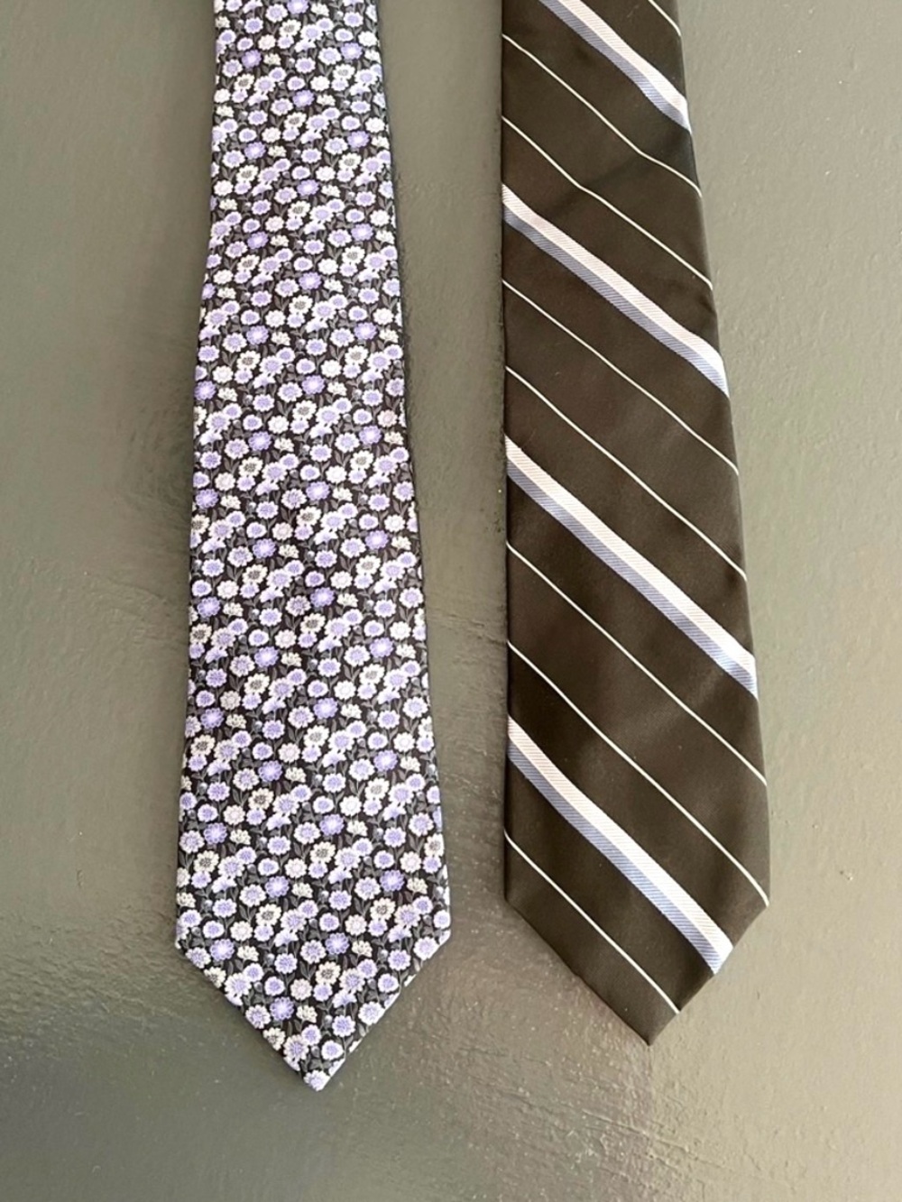 Valentino Silk Tie Bundle Floral and Stripe